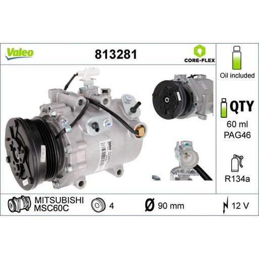 Valeo Air Conditioning Compressor 813281