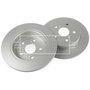 Borg & Beck 2 x Solid Rear Brake Discs BBD5665-x2