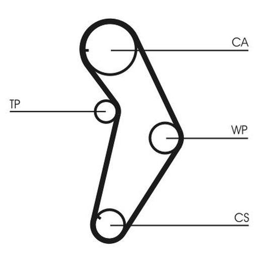 Continental CTAM Timing Belt Cambelt 108 Teeth CT927