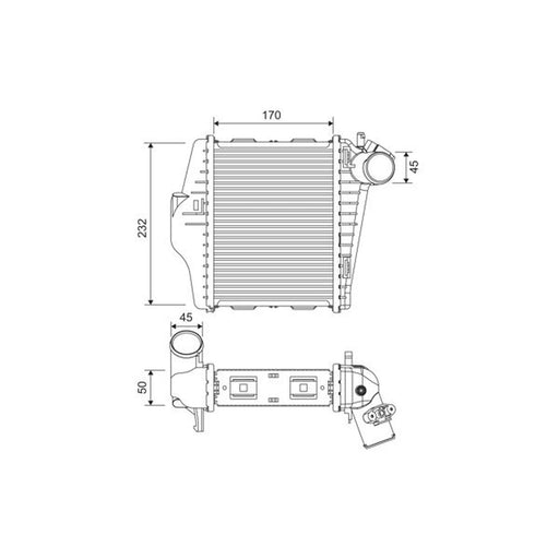 Valeo Intercooler (Charge Air Cooler) 818378
