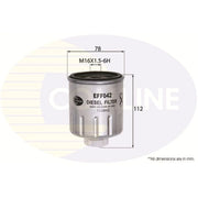 Comline Fuel Filter Element EFF042