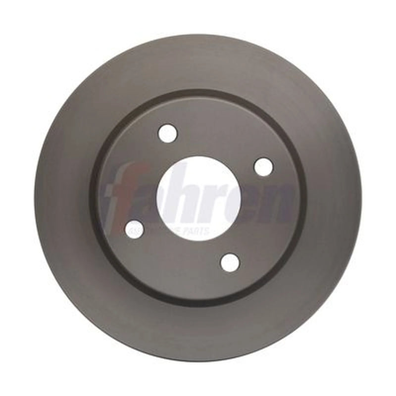 Fahren 2 x Solid Brake Discs fits Nissan Micra II 1992-2003 1.0 1.3 1.4