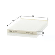 MANN-FILTER Cabin Air Filter (Pollen Filter) Driver's CU 1936