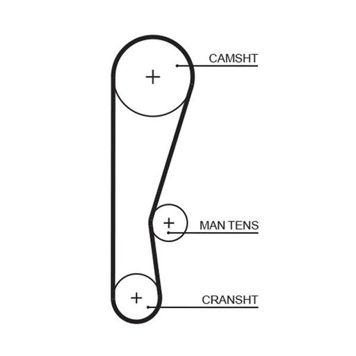 Gates Timing Belt Cambelt 87 Teeth 5119