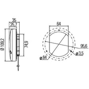 Hella Direction Indicator Light outer 2BE 959 932-131
