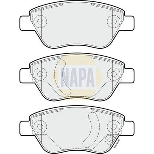 NAPA Front Brake Pad Set NBP1132