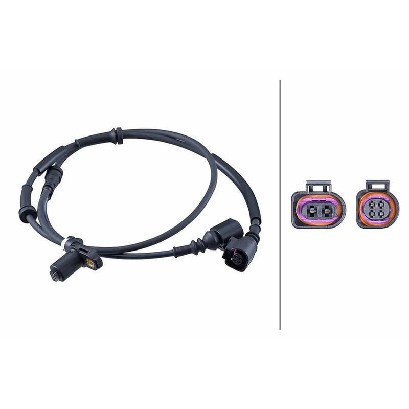 Hella ABS Wheel Speed Sensor Rear Right 6PU 358 252-891