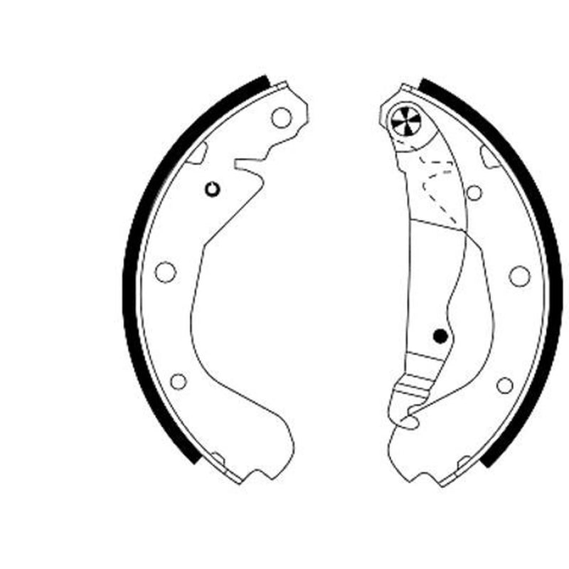 Textar Brake Shoe Set Axle Kit 91033100