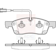 Apec Front Brake Pad Set PAD2227B