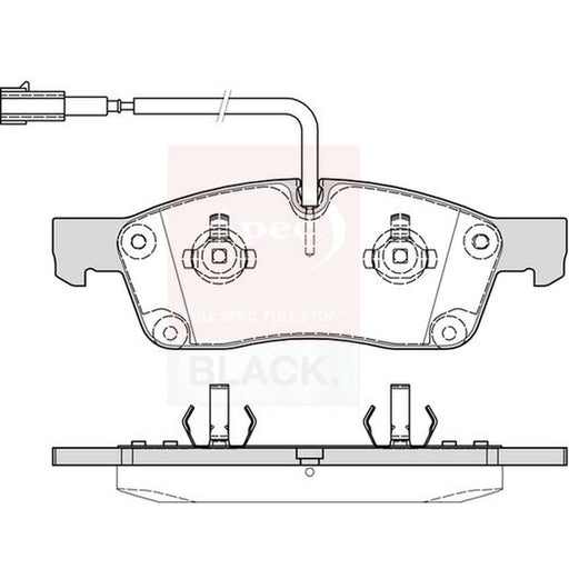 Apec Front Brake Pad Set PAD2227B