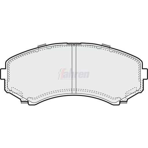 Fahren Front Brake Pad Set FBP3183