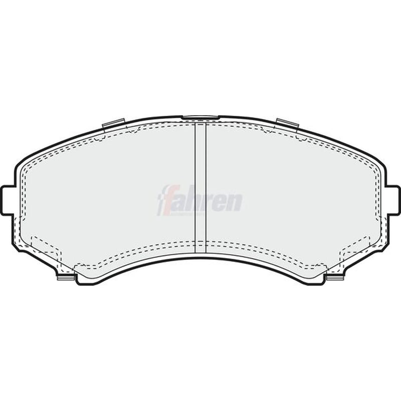 Fahren Front Brake Pad Set fits Mazda E 1988-2003