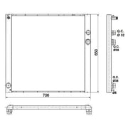 NRF Engine Radiator 53100