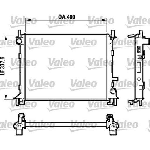 Valeo Engine Radiator 732731