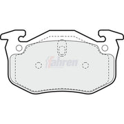 Fahren Rear Brake Pad Set fits Citroën Saxo 1996-2004 1.6