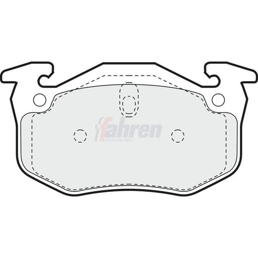 Fahren Rear Brake Pad Set FBP3001