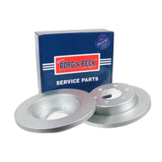 Borg & Beck 2 x Solid Rear Brake Discs BBD5581-x2