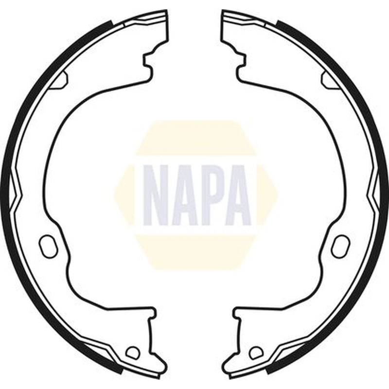 NAPA Parking Brake Shoe Set NBS5043
