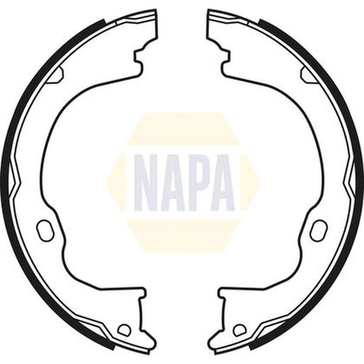 NAPA Parking Brake Shoe Set NBS5043