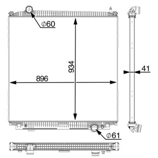 Mahle Engine Radiator CR 2390 000P