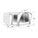 Outwell Newburg 160 Air Drive-Away Campervan Air Awning 175-200cm - Outwell - Van Life Living