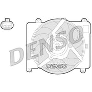 Denso Engine Cooling Fan fits Fiat Punto 1993-2000 1.2 1.6