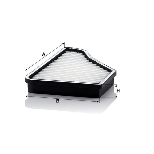 MANN-FILTER Cabin Air Filter (Pollen Filter) Eng.compart. passeng. side, below CU 4007/1