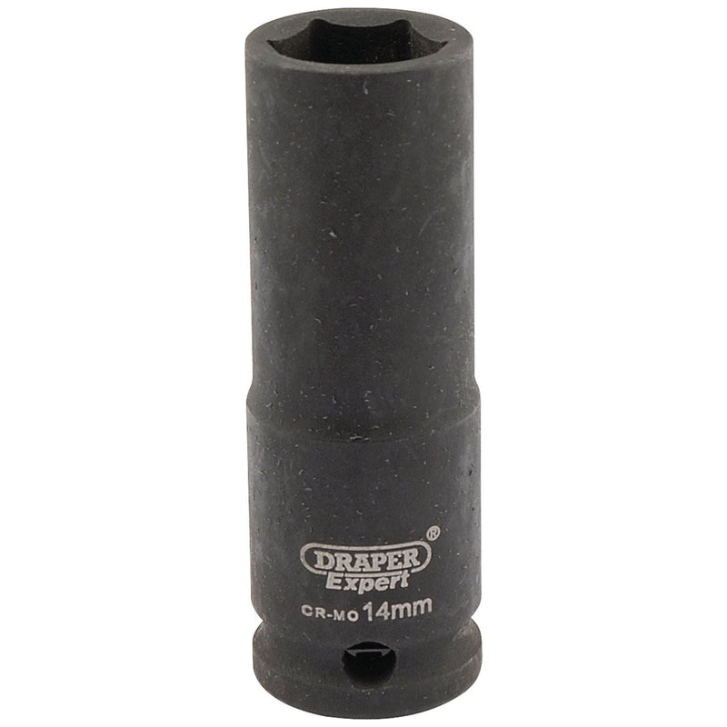 Draper Expert HI-TORQ 6 Point Deep Impact Socket, 3/8" Sq. Dr., 14mm Draper  - Town Parts