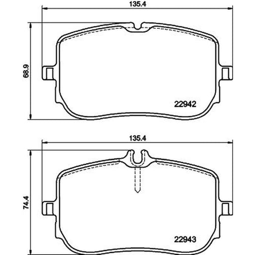 DON Front Brake Pad Set PCP1796