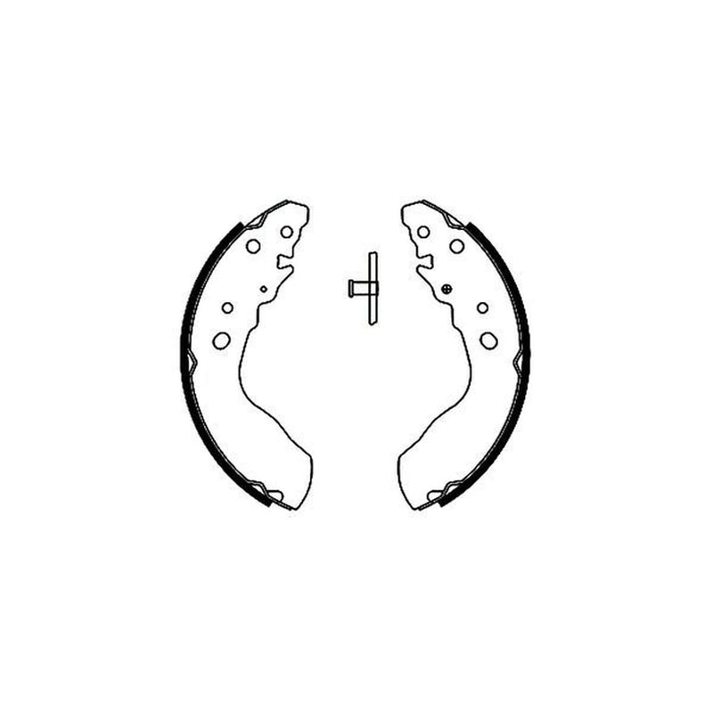 Textar Brake Shoe Set Axle Kit 91051300