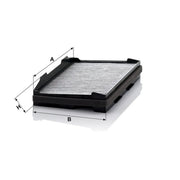 MANN-FILTER Cabin Air Filter (Pollen Filter) behind the glove comp CUK 3220