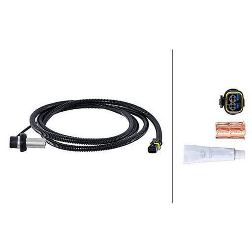 Hella ABS Wheel Speed Sensor Rear Right 6PU 230 048-391