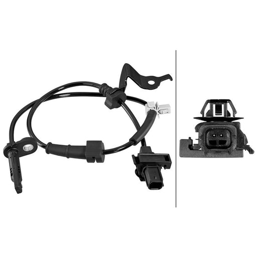Hella ABS Wheel Speed Sensor Front 6PU 358 218-641