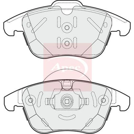 Apec Front Brake Pad Set PAD1878