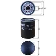 Mahle Engine Oil Filter OC 1414