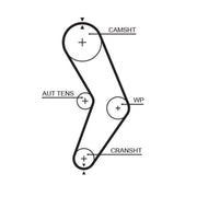 Gates Timing Belt Cambelt 96 Teeth 5662XS