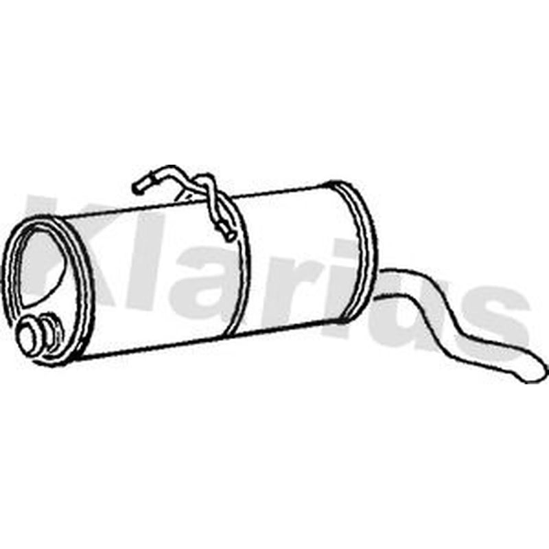 Klarius Box With Tail Pipe Rear CN394L