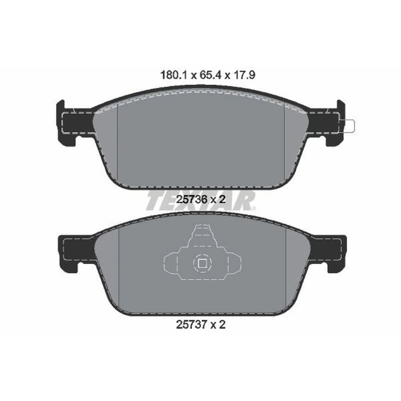 Textar Front Brake Pad Set 2573601