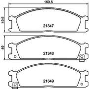 Mintex Front Brake Pad Set MDB1482