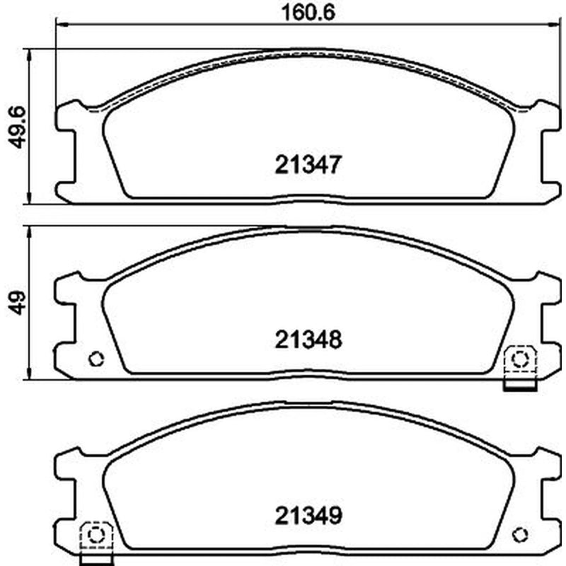 Mintex Front Brake Pad Set MDB1482