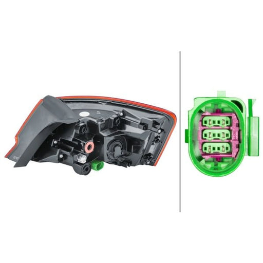Hella Tail Light / Lamp LED Left 2SD 012 831-031