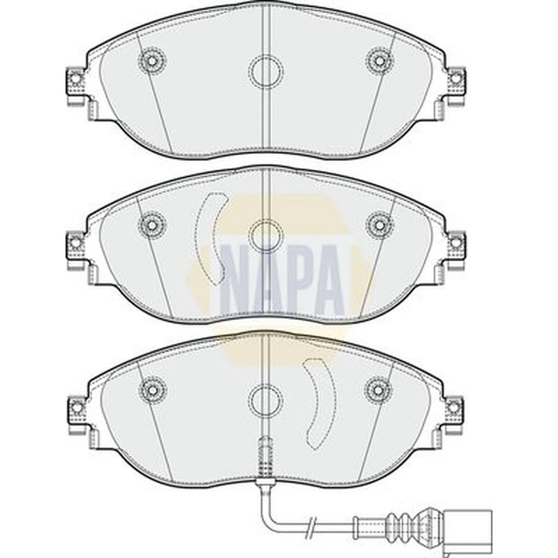 NAPA Front Brake Pad Set NBP1345