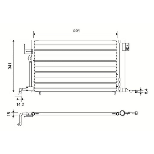 Valeo Air Conditioning Condenser 817230