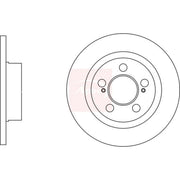 Apec 2 x Solid Rear Brake Discs DSK4103-x2