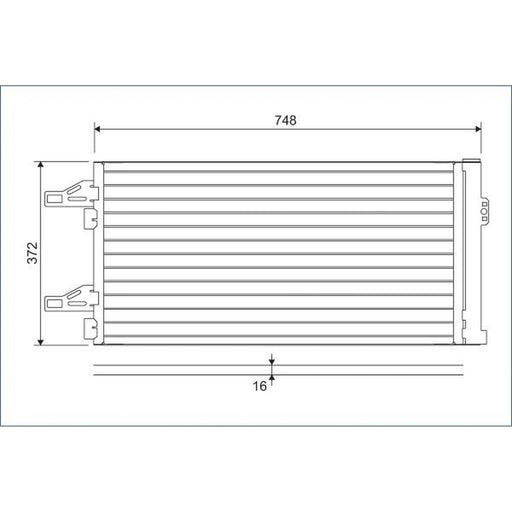 Valeo Air Conditioning Condenser 814085