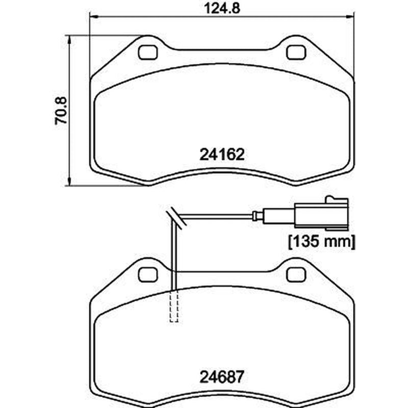Mintex Front Brake Pad Set MDB2976