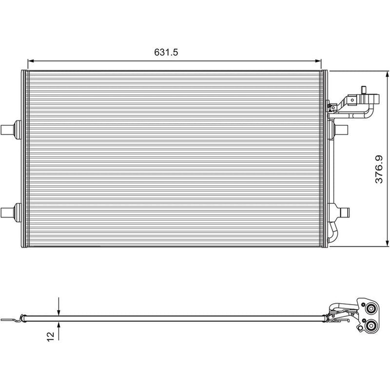 Valeo Air Conditioning Condenser 814324