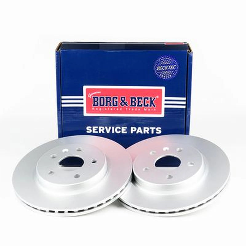 Borg & Beck 2 x Rear Brake Discs BBD5552-x2