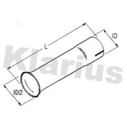 Klarius Flrd Pipe Ex D 60.5 To 78MM L 120MM 430574 430574