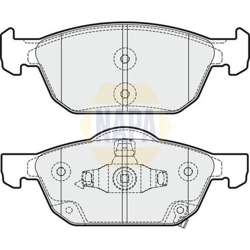 NAPA Front Brake Pad Set NBP1703